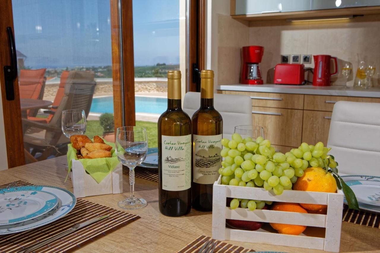 Cretan Vineyard Hill Villa Kato Kalesia Extérieur photo